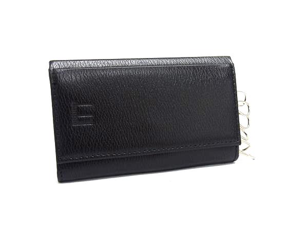 ■美品■ dunhill ダンヒル レザー 6連 キーケース 鍵入れ メンズ ブラック系 DL4460