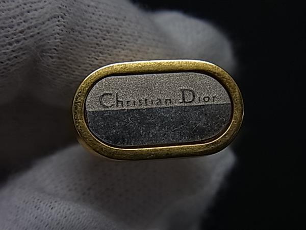pleasure-Store 楽天市場店のChristianDior クリスチャンディオール カフスボタン カフリンクス アクセサリー メンズ ゴールド系×シルバー系 DN7807｜アングル3