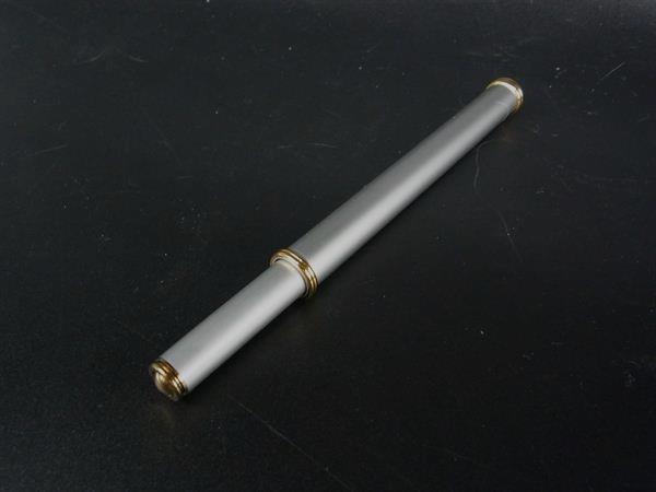 ■美品■ MIKIMOTO ミキモト 本真珠 パール約3mm ボールペン 筆記用具 ステーショナリー シルバー系×ゴールド系 DJ6491