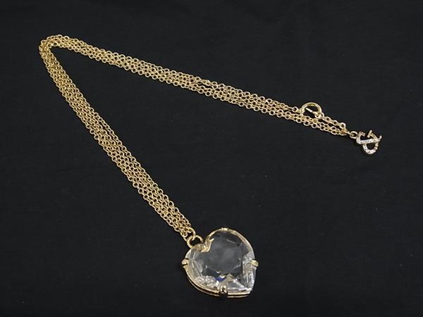 乐天商城 - ■美品■ PINKY & DIANNE ピンキーアンドダイアン ハート ネックレス ペンダント アクセサリー レディース ゴールド系 DK3521