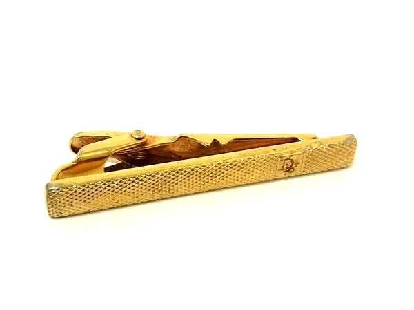 ChristianDior クリスチャンディオール ヴィンテージ ネクタイピン タイクリップ アクセサリー ビジネス メンズ ゴールド系 DN7663