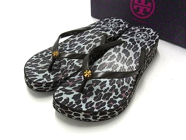 TORY BURCH トリーバーチ 豹柄 ビーチサンダル 厚底 靴 シューズ レディース マルチカラー DL3853