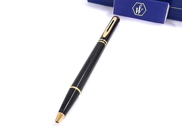 WATERMAN ウォーターマン ロレア ツイスト式 ボールペン 筆記用具 文房具 ステーショナリー ブラック系×ゴールド系 DL4143