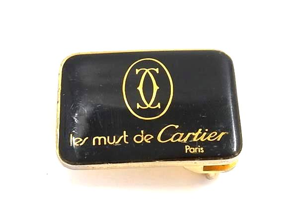 Cartier カルティエ マストライン バックルのみ ベルトバックル ベルト用金具 レディース メンズ ゴールド系×ブラック系 DL5042