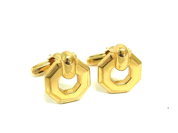 ChristianDior ディオール ヴィンテージ カフスボタン カフリンクス アクセサリー ビジネス 紳士 メンズ ゴールド系 DN7422