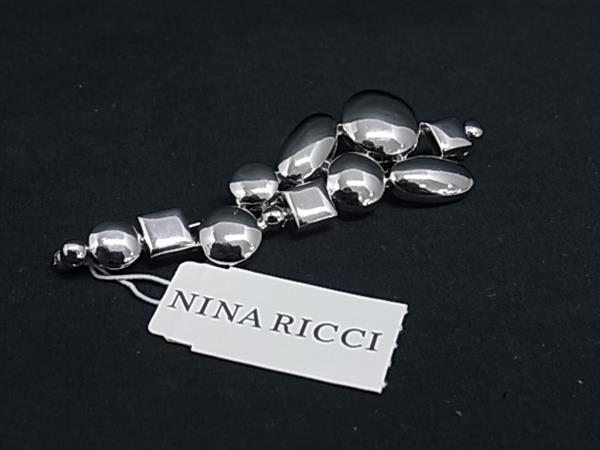 其它 - ■美品■ NINA RICCI ニナリッチ ピンブローチ ピンバッジ アクセサリー レディース シルバー系 DN7691