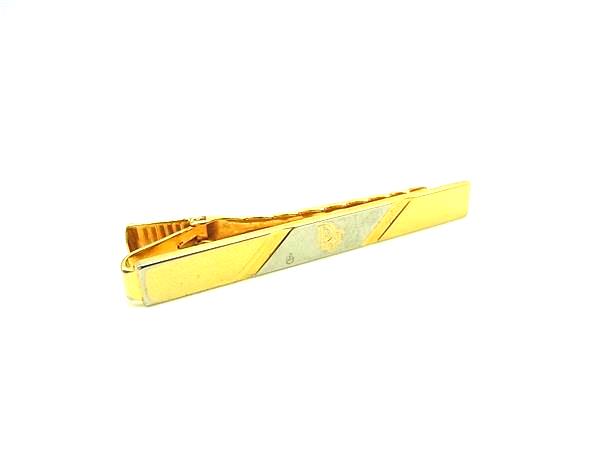 ■美品■ ChristianDior クリスチャンディオール ヴィンテージ ネクタイピン タイクリップ ビジネス 紳士 メンズ ゴールド系 DK5657