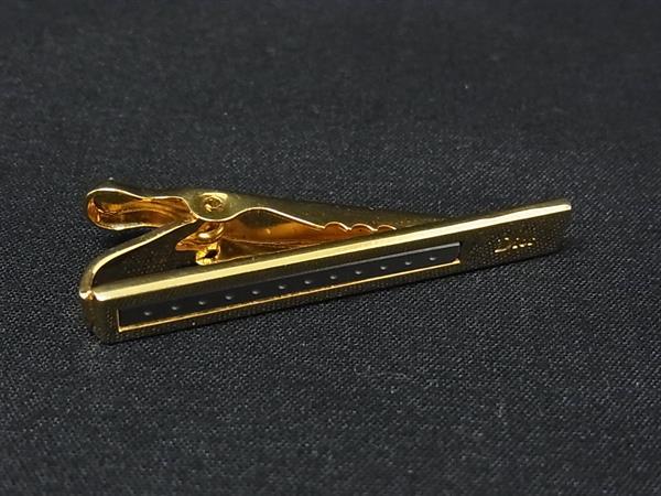 ChristianDior クリスチャンディオール タイクリップ ネクタイピン アクセサリー ビジネス 紳士 メンズ ゴールド系 シルバー系 DN4667