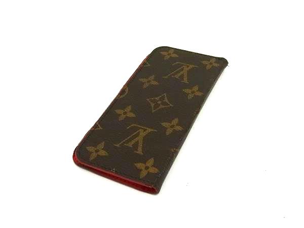 LOUIS VUITTON ルイヴィトン M61907 モノグラム フォリオ iPhone7/8/SE第2世代対応 対応 手帳型 アイフォンケース ブラウン系 DJ2549 2