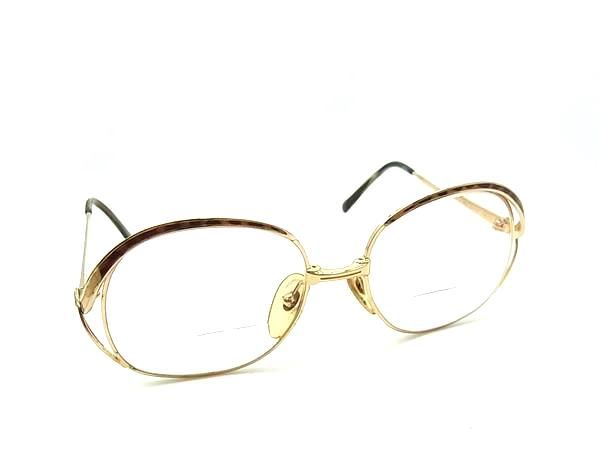 ChristianDior クリスチャンディオール 2145 41 53□17 125 度入り メガネ めがね 眼鏡 レディース ゴールド系 DL6296
