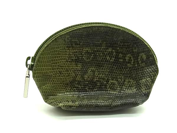 FURLA フルラ リザード型押しレザー �