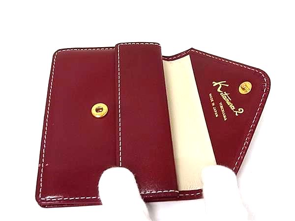 Kitamura2 キタムラ レザー 名刺入れ カードケース カード入れ メンズ レディース ...