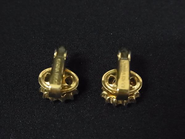 NINA RICCI ニナリッチ ラインストーン クリップ式 イヤリング アクセサリー レデ...