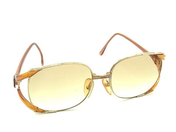 ChristianDior クリスチャンディオール 2524 43 55□16 度入り サングラス メガネ 眼鏡 クリアブラウン系 DL5083