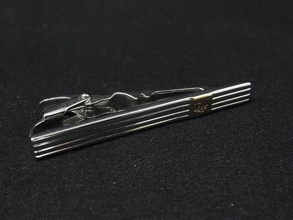 ■美品■ ChristianDior クリスチャンディオール タイクリップ ネクタイピン アクセサリー ビジネス 紳士 メンズ シルバー系 DN3801