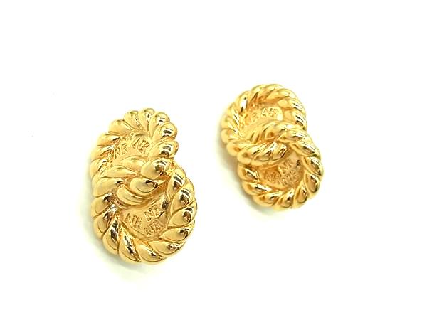 乐天商城 - ■美品■ NINA RICCI ニナリッチ カフスボタン カフリンクス アクセサリー ビジネス 紳士 メンズ ゴールド系 DK6908