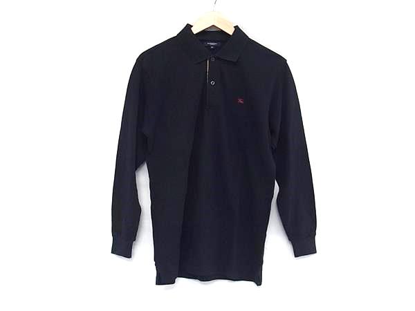 BURBERRY 長袖ポロシャツ ネイビー S 中古・古着通販】BURBERRY (バーバリー) ポロシャツ ネイビー サイズ:L