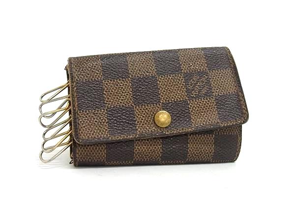 LOUIS VUITTON ルイヴィトン N62630 ダミエ ミュルティクレ6 6連 キーケース 鍵入れ レディース ブラウン系 DK7679