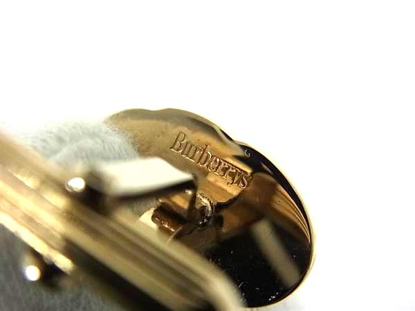 ■美品■ Burberrys バーバリーズ カフスボタン カフリンクス ビジネス 紳士 メンズ ゴールド系×ブラック系 DK7914 3