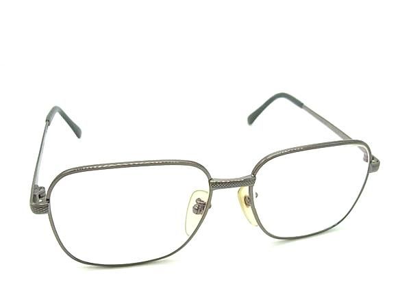■美品■ CHARMANT シャルマン 度入り メガネ めがね 眼鏡 レディース メンズ シルバー系 DK9294