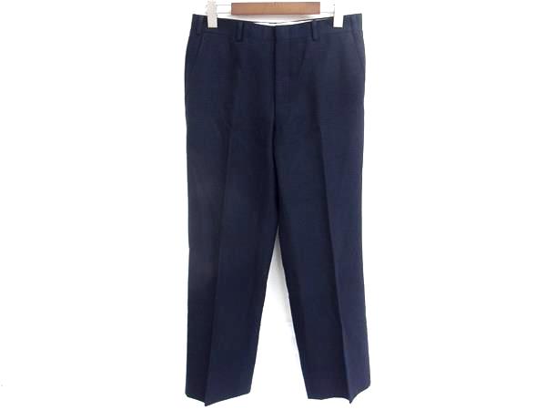 Rakuten - ■美品■ Burberrys バーバリーズ 毛100％ 長ズボン パンツ ボトムス 表記サイズ 79 洋服 メンズ ネイビー系 DL1925