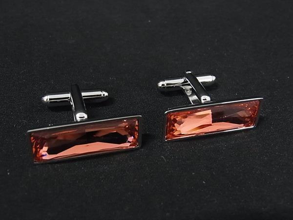Hawaiian Jewelry - ■新品同様■ THOMPSON トンプソン カフス カフリンクス アクセサリー 紳士 メンズ シルバー系×レッド系 DL3092
