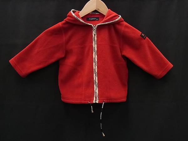 BURBERRY バーバリー ポリエステル100％ アウター 上着 洋服 表記サイズ80 キッズ レッド系 DL5553