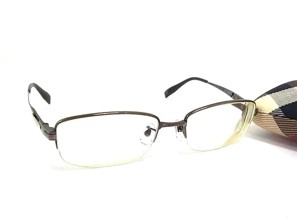 BURBERRY バーバリー 53□17 140 度入り メガネ めがね 眼鏡 メンズ レディース ダークブラウン系 DK9420