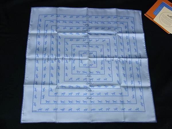 ■新品同様■ HERMES エルメス Galop Canter Rack【ジャンプ 襲歩駈歩 馬】カレ40 プチカレ ガヴロッシュ シルク スカーフ FR5507