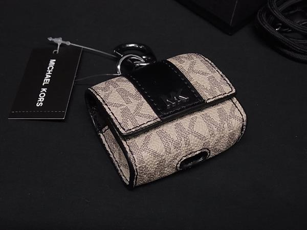 【新品タグ付き】マイケルコース 長財布 AirPodsケース セット マイケルコース Michael Kors バッグチャーム Airpodsケース イヤホン