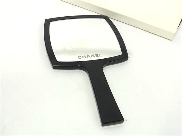 ■極美品■ CHANEL シャネル ココマーク ハンドミラー 手鏡 レディース ブラック系 FP9562（楽天・pleasure-Store　楽天市場店）