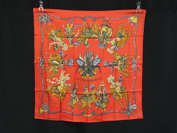 楽天市場】エルメス スカーフ 太陽王の祝典（バッグ・小物・ブランド