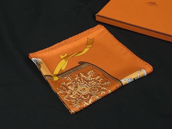 楽天市場】エルメス ストール オレンジの通販