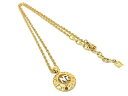 ■美品■ NINA RICCI ニナリッチ ラインストーン ネックレス ペンダント アクセサリー レディース ゴールド系 DD5962(4)