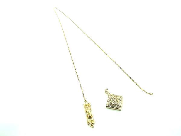 NINA RICCI ニナリッチ ラインストーン ネックレス ペンダント アクセサリー レディース ゴールド系 DE0125