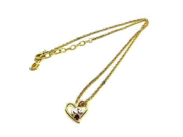 Beads - ■美品■ NINA RICCI ニナリッチ ハート ネックレス ペンダント アクセサリー レディース ゴールド系 DE1814