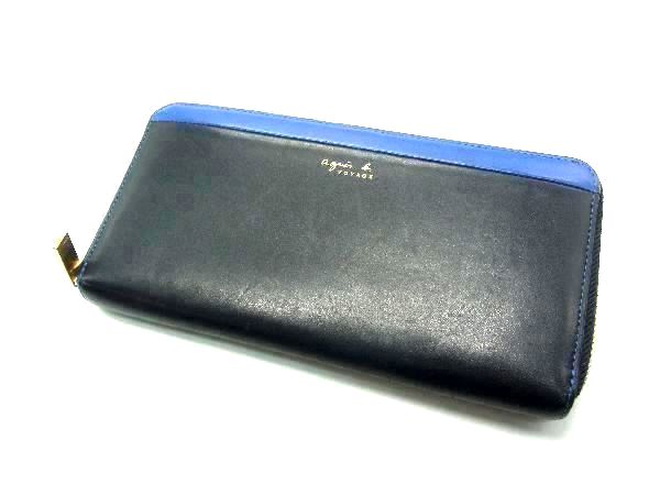 楽天市場】アニエスベー 長財布（カラーネイビー）（バッグ・小物