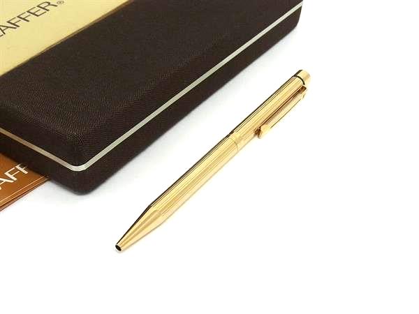 乐天商城 - ■美品■ SHEAFFER シェーファー ツイスト式 ボールペン 文房具 筆記用具 ステーショナリー メンズ レディース ゴールド系 DJ3719