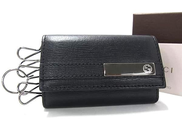 ■新品同様■ GUCCI グッチ 237509 レザー 6連 キーケース 鍵入れ メンズ レディース...