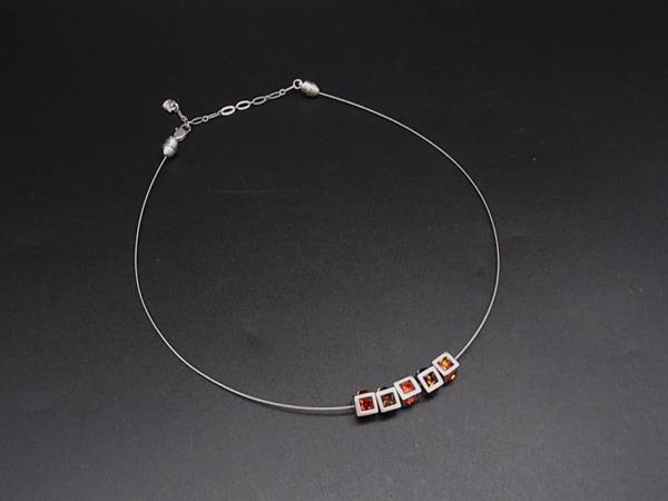 樂天商城 - ■美品■ SWAROVSKI スワロフスキー ラインストーン チョーカー アクセサリー レディース シルバー系×レッド系 DK9562