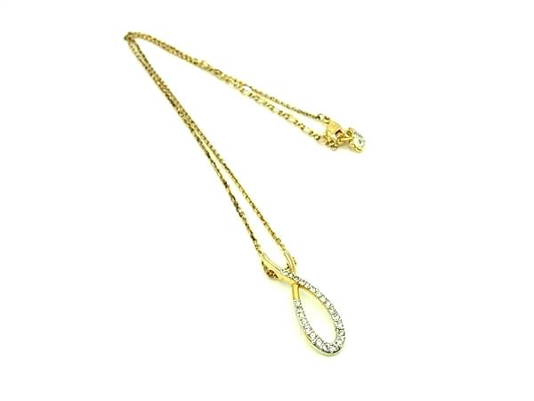 Green - ■美品■ SWAROVSKI スワロフスキー ラインストーン ネックレス ペンダント アクセサリー レディース ゴールド系 DK9624