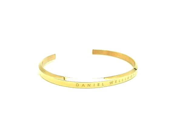 ■美品■ Daniel Wellington ダニエル ウェリントン バングル アクセサリー レディース ゴールド系 DK9633