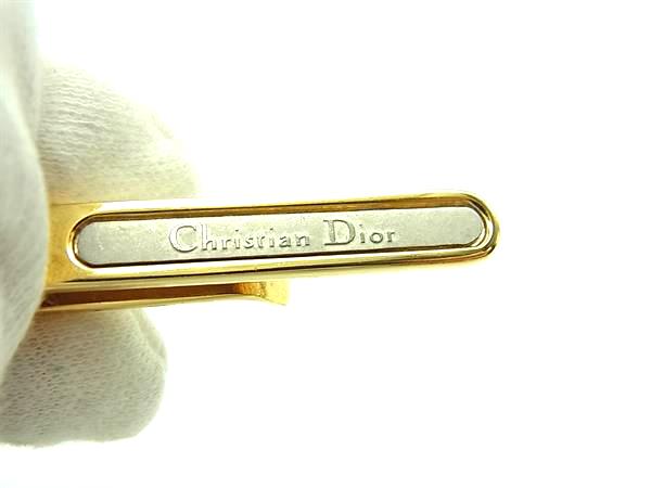 ■美品■ ChristianDior クリスチャンディオール ネクタイピン アクセサリー メンズ ゴールド系×シルバー系 DK9642