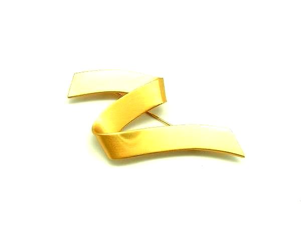 ■美品■ MONET モネ ピンブローチ ピンバッジ アクセサリー レディース ゴールド系 DK9644