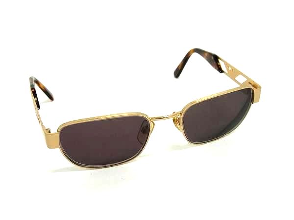 GIORGIO ARMANI - GIORGIO ARMANI ジョルジオアルマーニ 037-S 773 度入り サングラス 眼鏡 めがね レディース ゴールド系×ブラウン系 DL8404