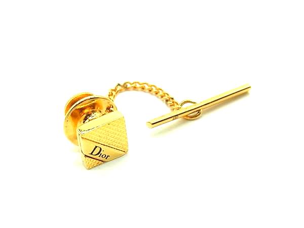 乐天商城 - ■美品■ ChristianDior クリスチャンディオール ヴィンテージ タイタック ネクタイピン アクセサリー ゴールド系 DL8648