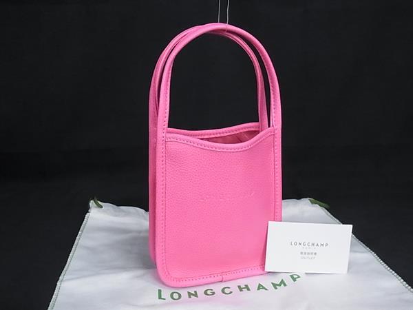 LONGCHAMP トートバッグ - ■新品■未使用■ LONGCHAMP ロンシャン ルフローネXS レザー ハンドバッグ トートバッグ レディース ピンク系 FV7013