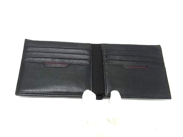 ■新品同様■ TUMI トゥミ レザー 二つ折り 財布 ウォレット 札入れ カード入れ メン...