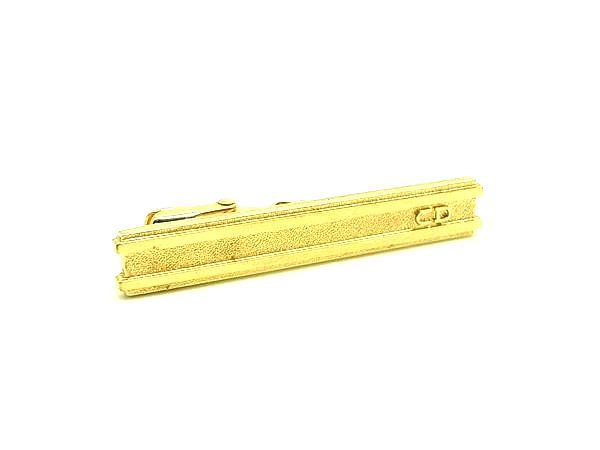 乐天商城 - ■美品■ ChristianDior クリスチャンディオール ネクタイピン タイクリップ アクセサリー メンズ ゴールド系 DL2012
