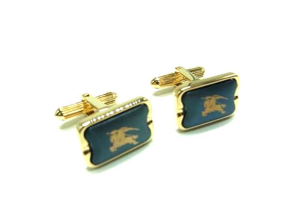BURBERRY バーバリー カフスボタン カフリンクス アクセサリー ビジネス 紳士 メンズ ゴールド系 DL2785